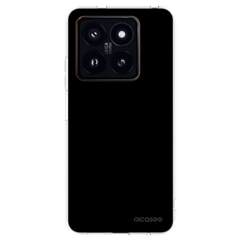 Picasee silikonski prozorni ovitek za Xiaomi 14 Pro - Black Bliss