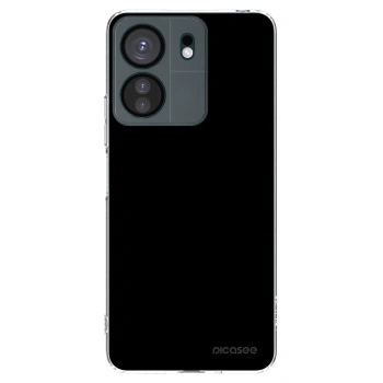 Picasee silikonski prozorni ovitek za Xiaomi Redmi 13C 4G - Black Bliss