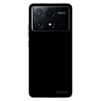 Picasee silikonski prozorni ovitek za Xiaomi Poco X6 Pro - Black Bliss