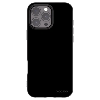 Picasee silikonski črni ovitek za Apple iPhone 16 Pro Max - Black Bliss