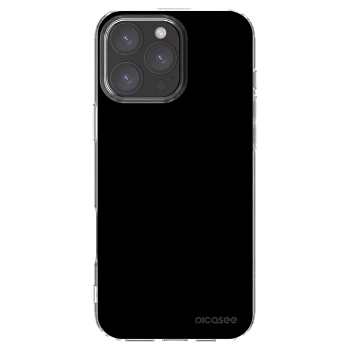 Picasee silikonski prozorni ovitek za Apple iPhone 16 Pro Max - Black Bliss