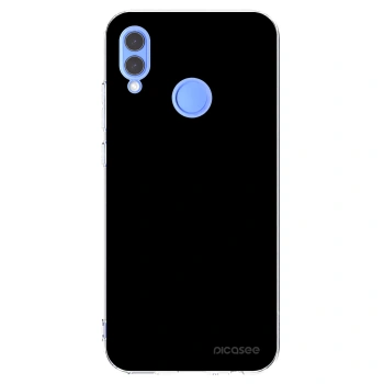 Picasee silikonski prozorni ovitek za Huawei P Smart 2019 - Black Bliss