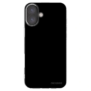 Picasee silikonski prozorni ovitek za Apple iPhone 16 Plus - Black Bliss