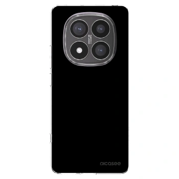 Picasee silikonski prozorni ovitek za Xiaomi Redmi Note 14 Pro+ 5G - Black Bliss