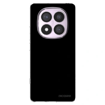 Picasee silikonski prozorni ovitek za Xiaomi Redmi Note 14 Pro 5G - Black Bliss