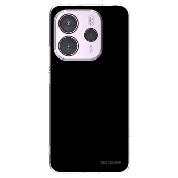 Picasee silikonski prozorni ovitek za Xiaomi Redmi Note 14 4G - Black Bliss