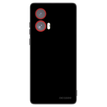 Picasee silikonski črni ovitek za Motorola Edge 50 Fusion - Black Bliss