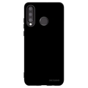 Picasee silikonski črni ovitek za Huawei P30 Lite - Black Bliss