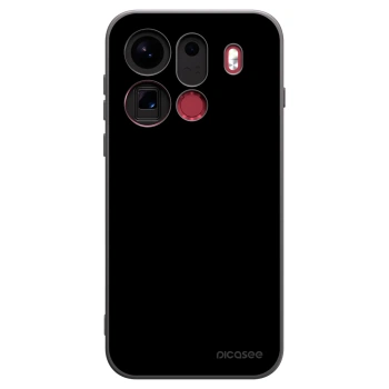 Picasee silikonski črni ovitek za OPPO Find X9 Pro - Black Bliss