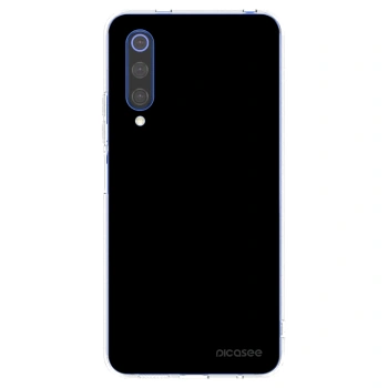 Picasee silikonski prozorni ovitek za Xiaomi Mi 9 SE - Black Bliss