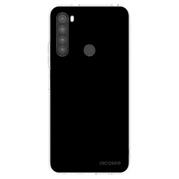Picasee silikonski prozorni ovitek za Xiaomi Redmi Note 8 - Black Bliss