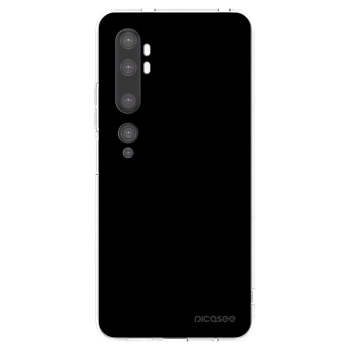 Picasee silikonski prozorni ovitek za Xiaomi Mi Note 10 (Pro) - Black Bliss