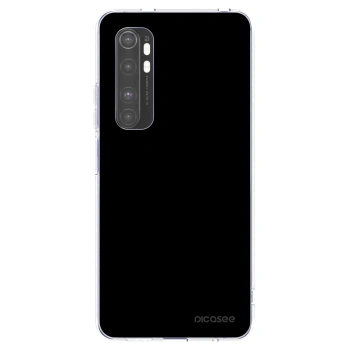 Picasee silikonski prozorni ovitek za Xiaomi Mi Note 10 Lite - Black Bliss