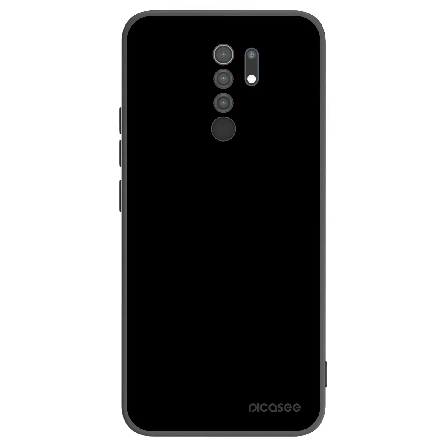 Picasee silikonski črni ovitek za Xiaomi Redmi 9 - Black Bliss