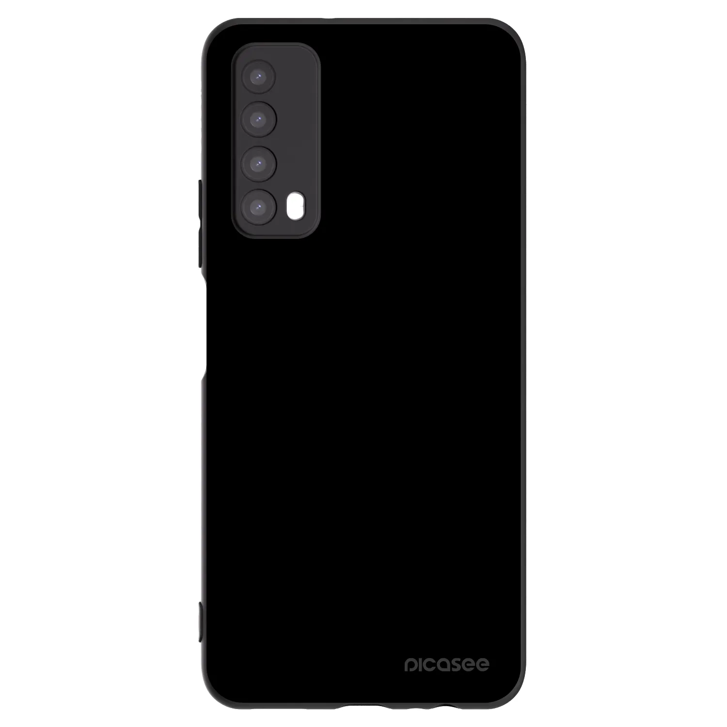 Picasee silikonski črni ovitek za Huawei P Smart 2021 - Black Bliss