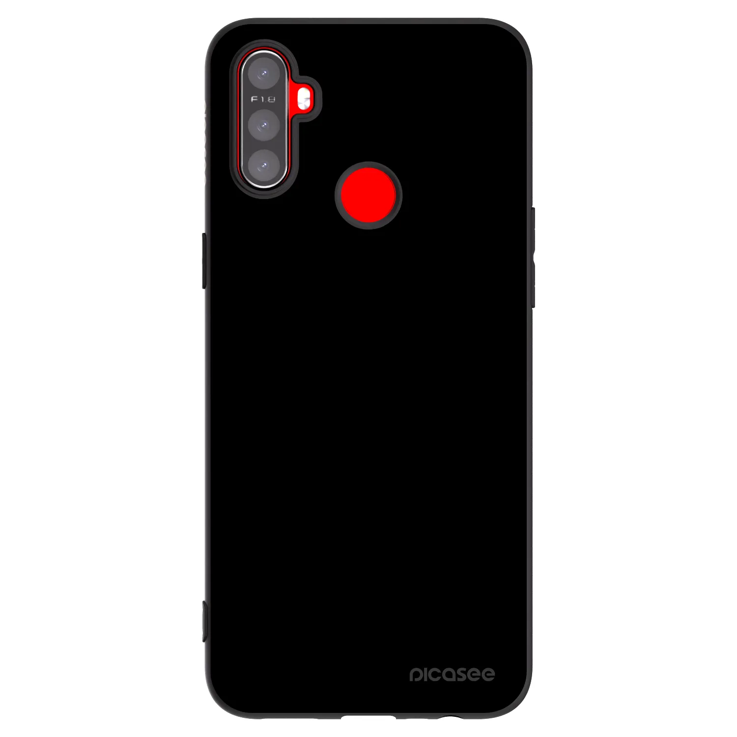 Picasee silikonski črni ovitek za Realme C3 - Black Bliss
