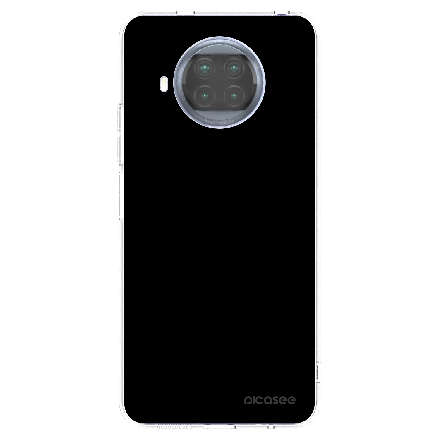 Picasee silikonski prozorni ovitek za Xiaomi Mi 10T Lite - Black Bliss
