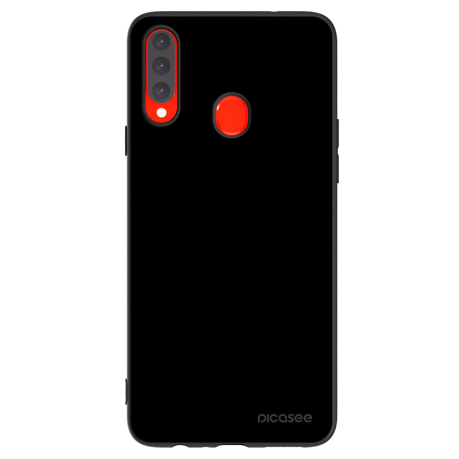 Picasee silikonski črni ovitek za Samsung Galaxy A20s - Black Bliss