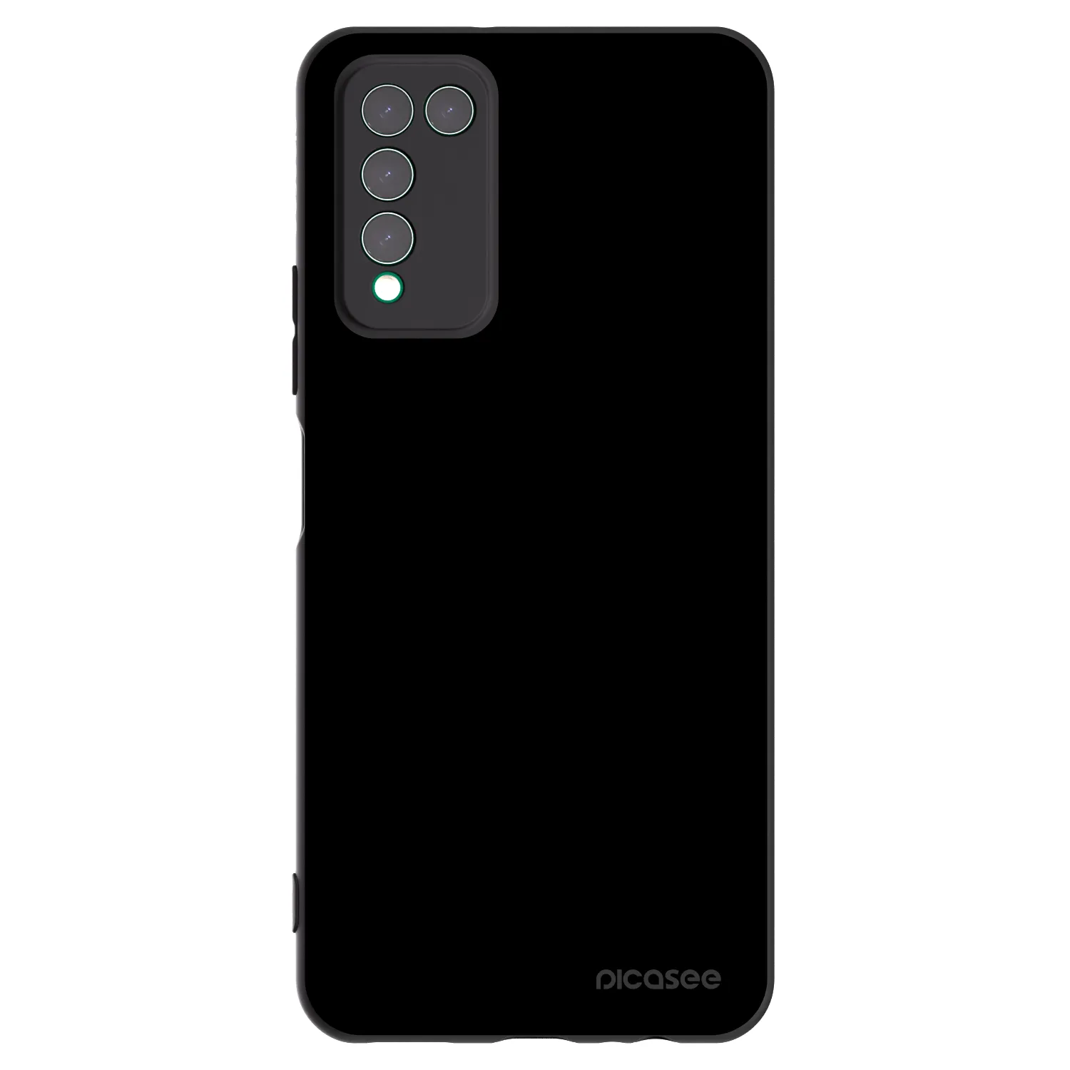 Picasee silikonski črni ovitek za Honor 10X Lite - Black Bliss