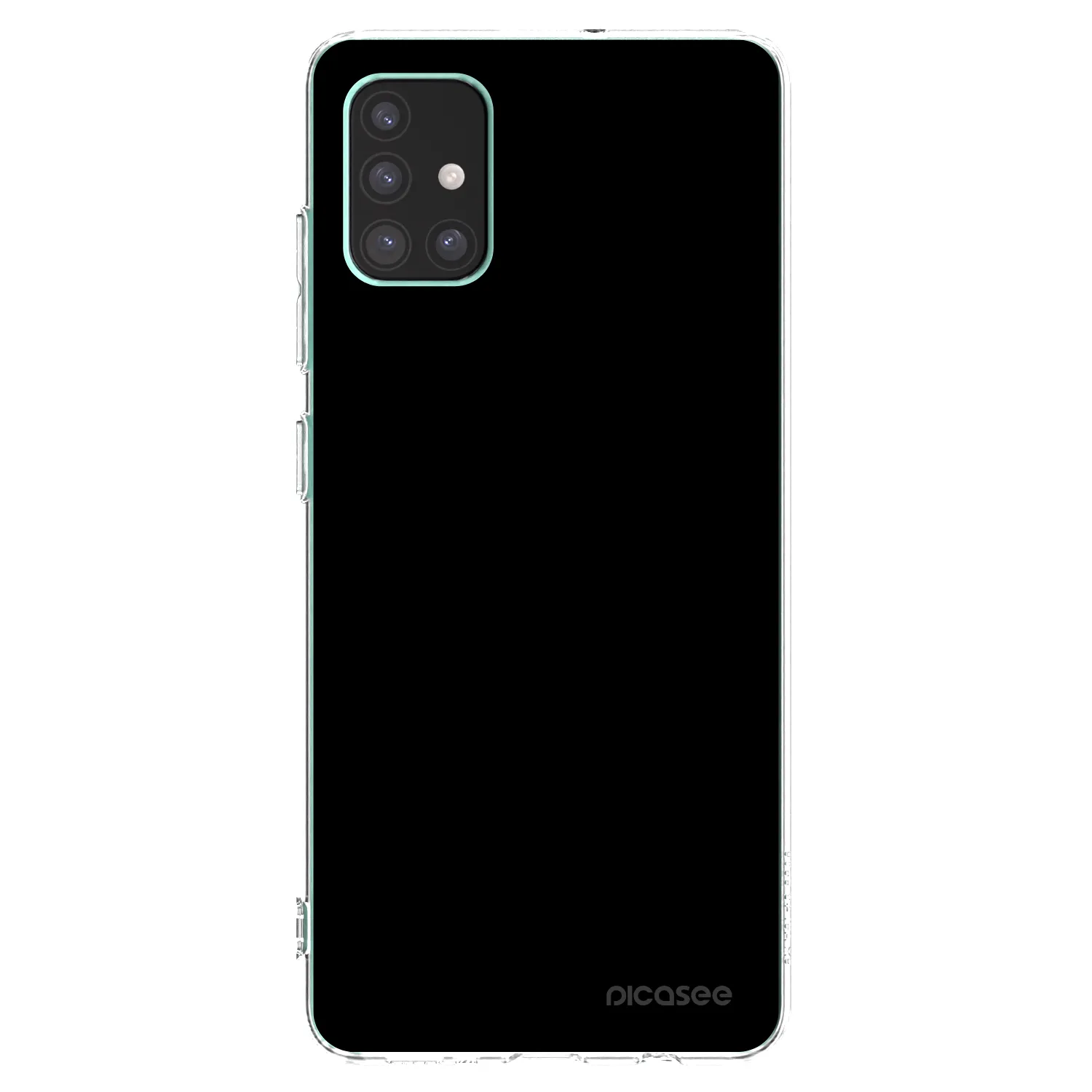 Picasee silikonski prozorni ovitek za Samsung Galaxy M51 M515F - Black Bliss