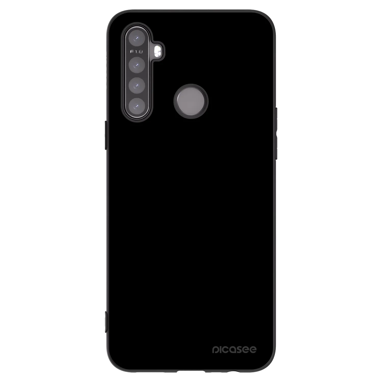 Picasee silikonski črni ovitek za Realme 6i - Black Bliss