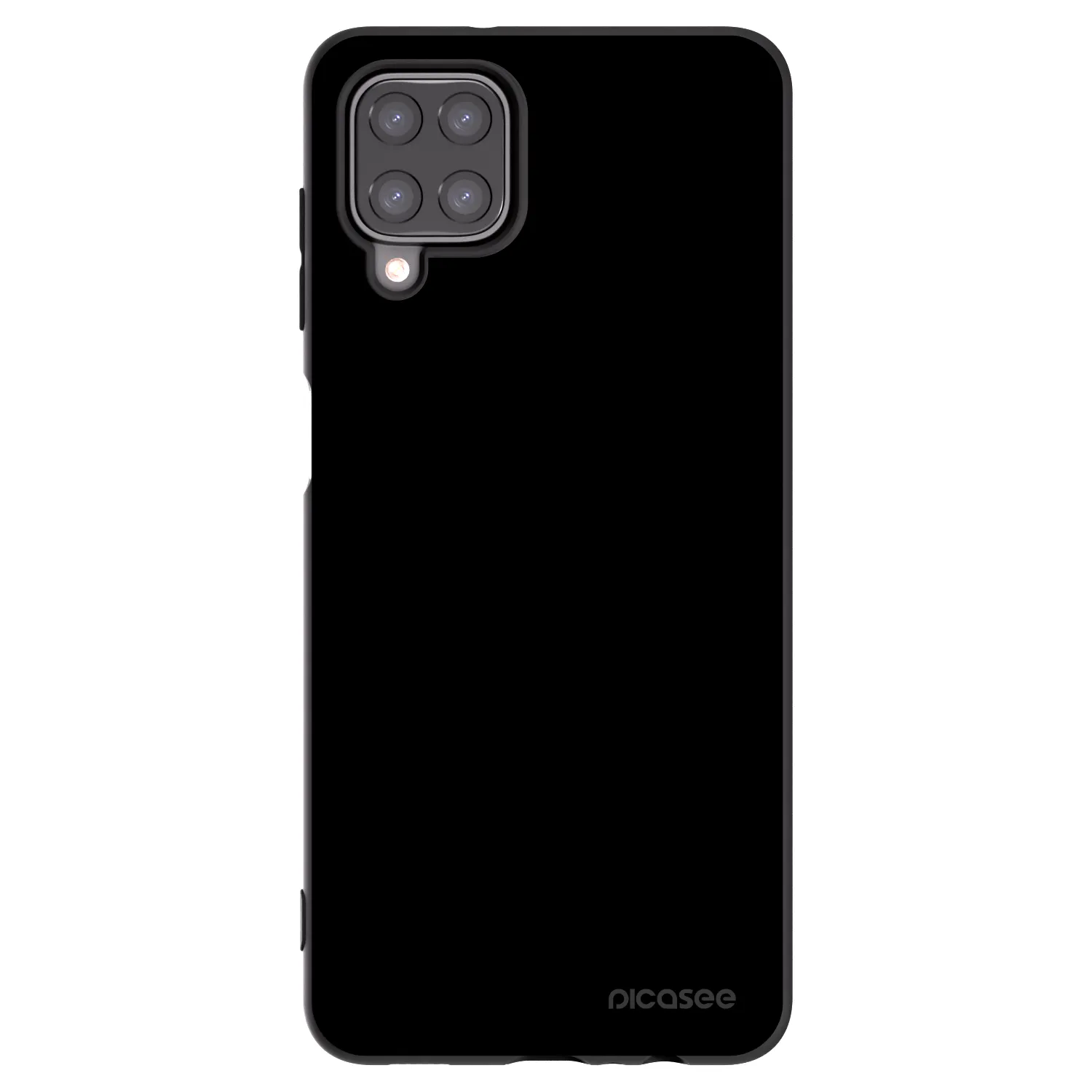 Picasee silikonski črni ovitek za Samsung Galaxy A12 A125F - Black Bliss