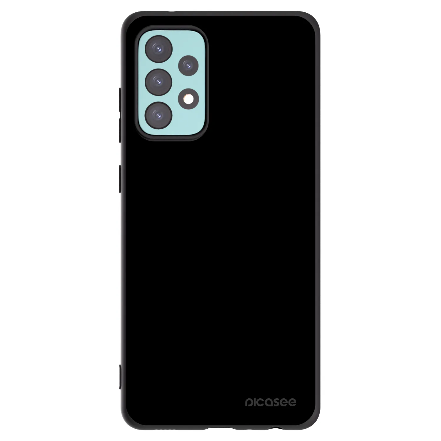 Picasee silikonski črni ovitek za Samsung Galaxy A72 A725F - Black Bliss