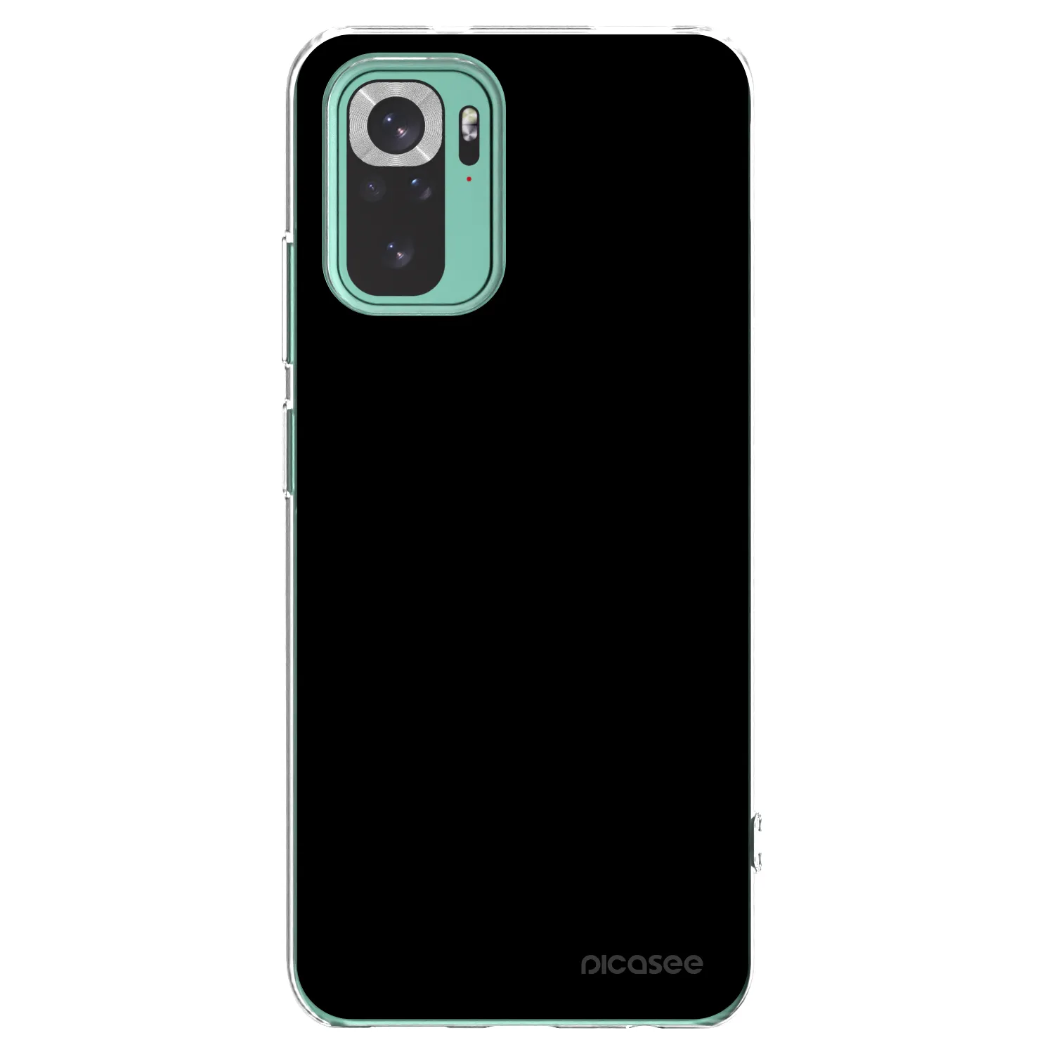 Picasee silikonski prozorni ovitek za Xiaomi Redmi Note 10 Pro - Black Bliss