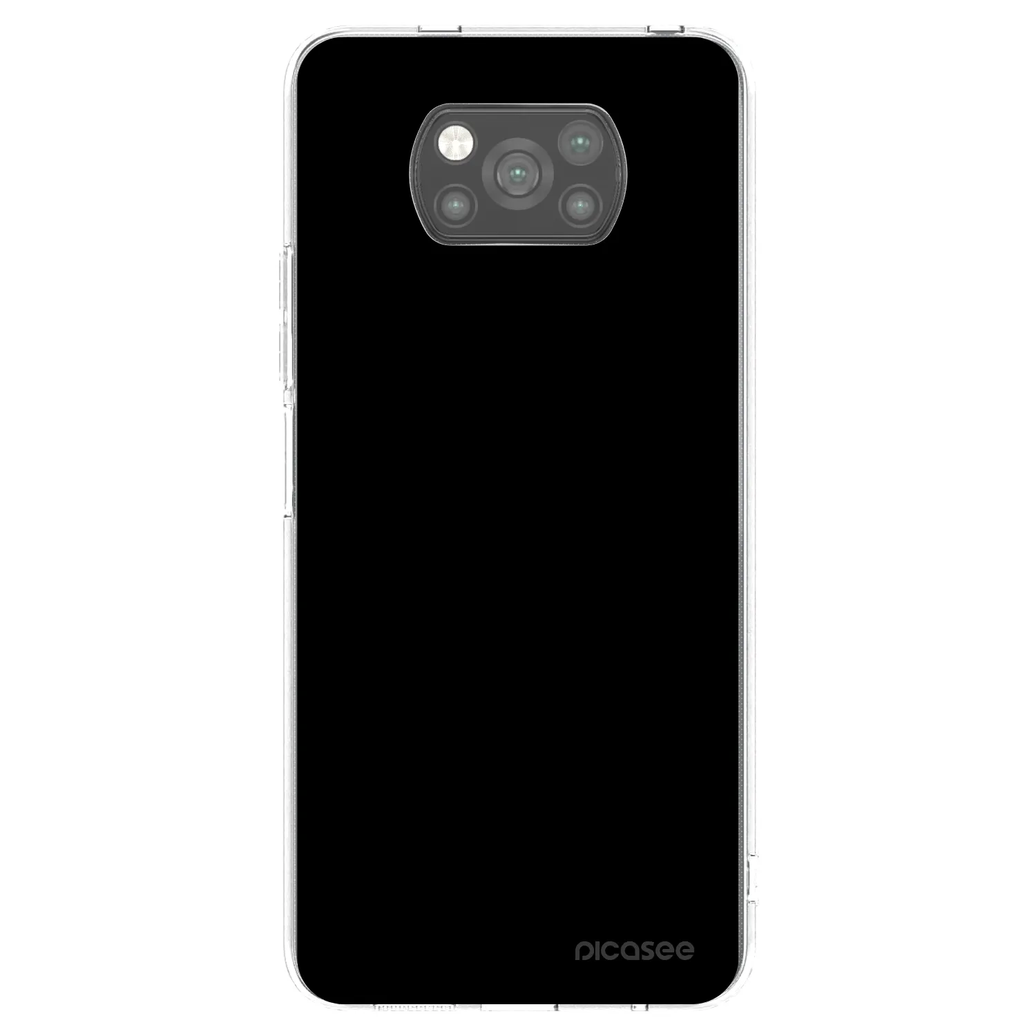 Picasee silikonski črni ovitek za Xiaomi Poco X3 Pro - Black Bliss