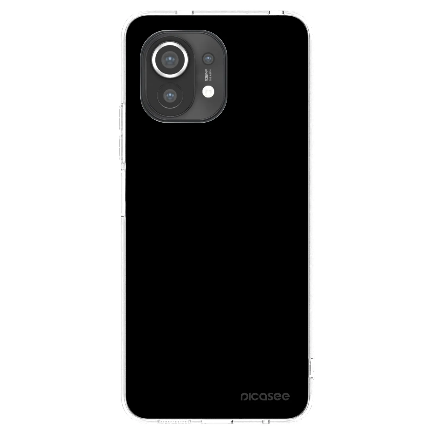 Picasee silikonski prozorni ovitek za Xiaomi Mi 11 - Black Bliss