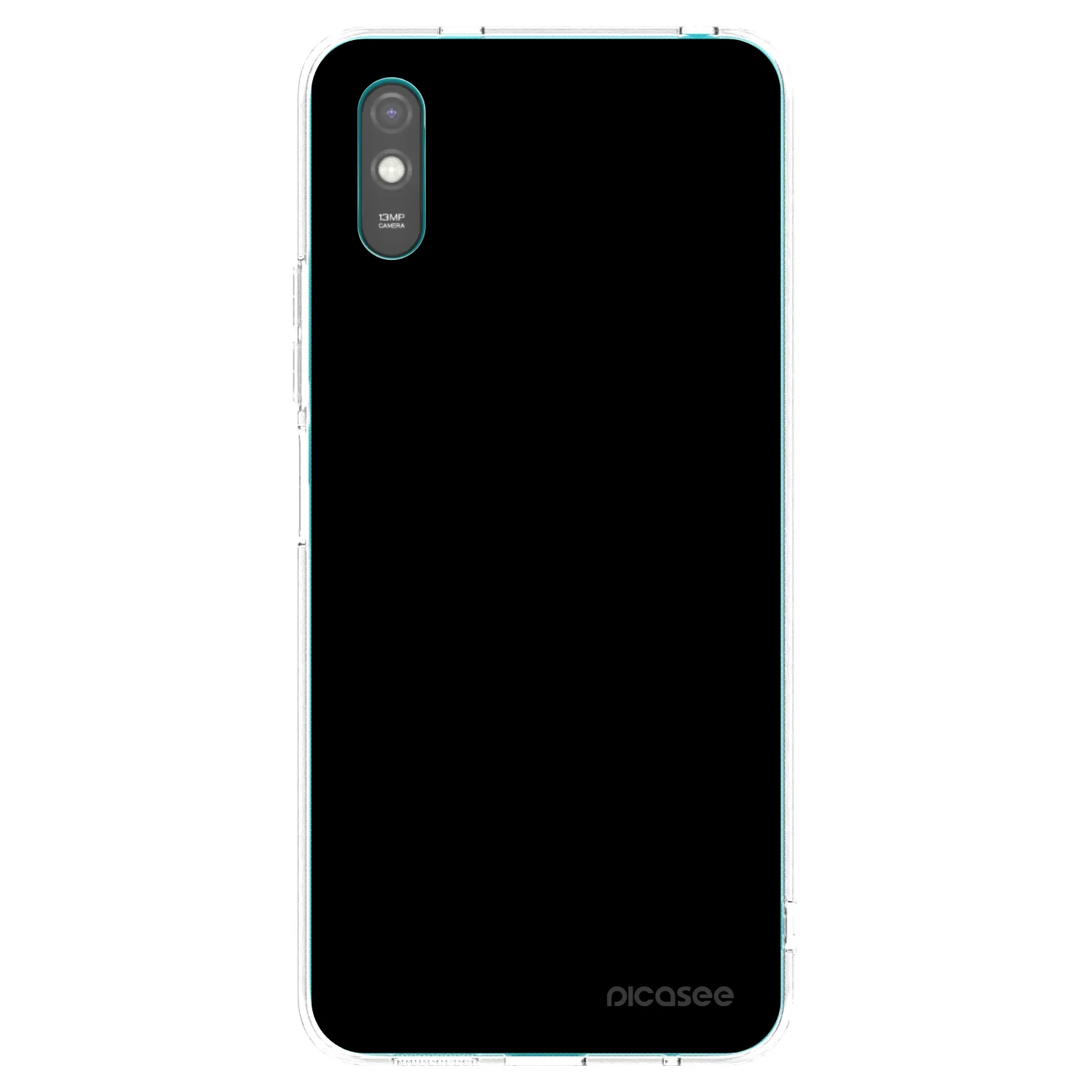 Picasee silikonski prozorni ovitek za Xiaomi Redmi 9AT - Black Bliss