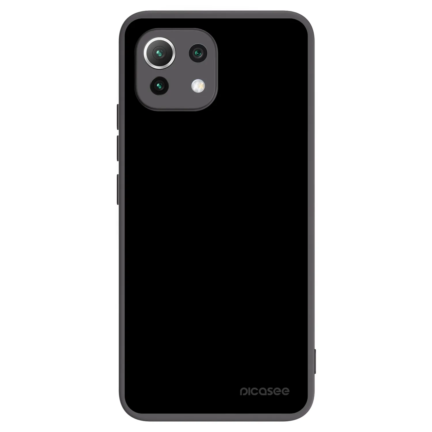 Picasee silikonski črni ovitek za Xiaomi Mi 11 Lite - Black Bliss