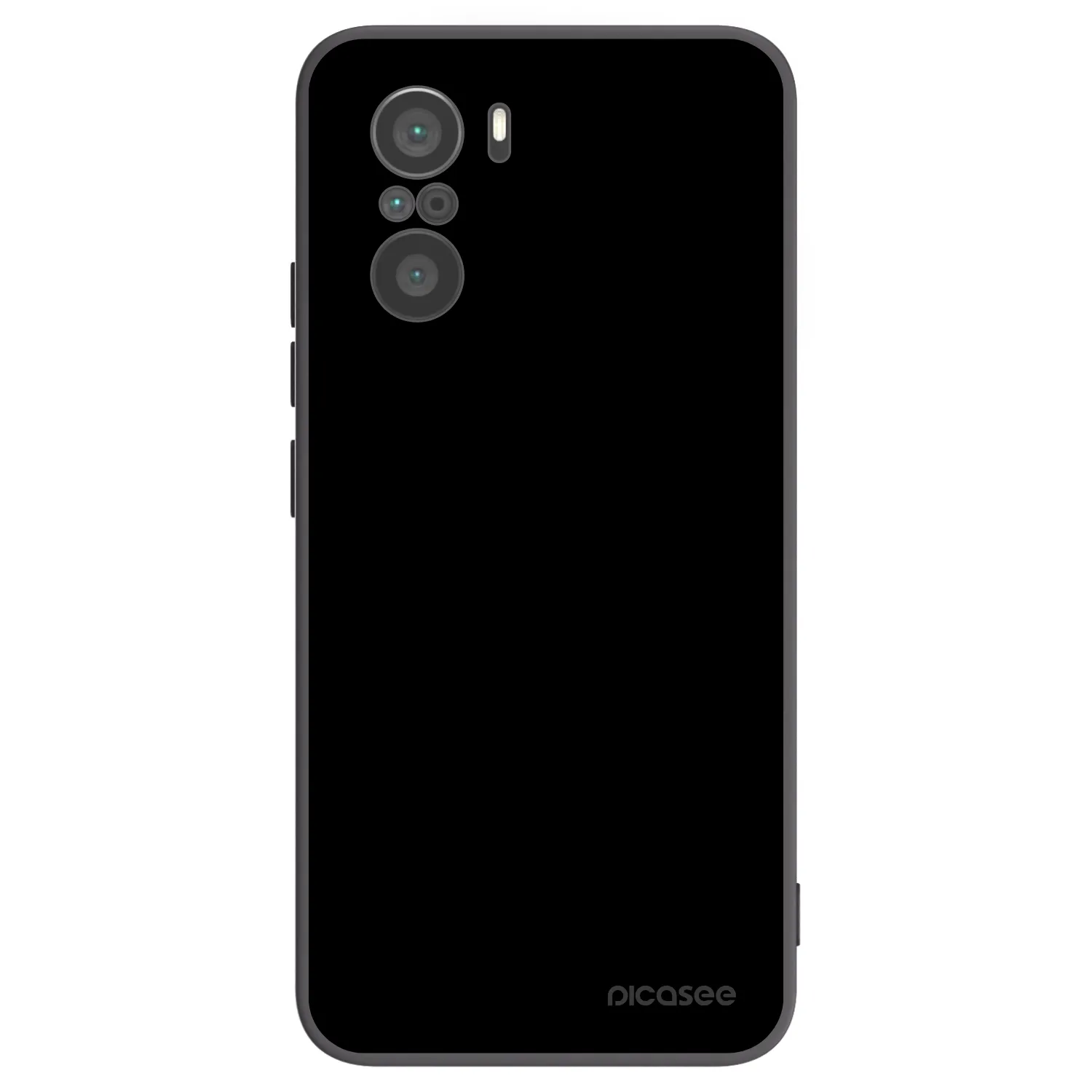 Picasee silikonski črni ovitek za Xiaomi Poco F3 - Black Bliss
