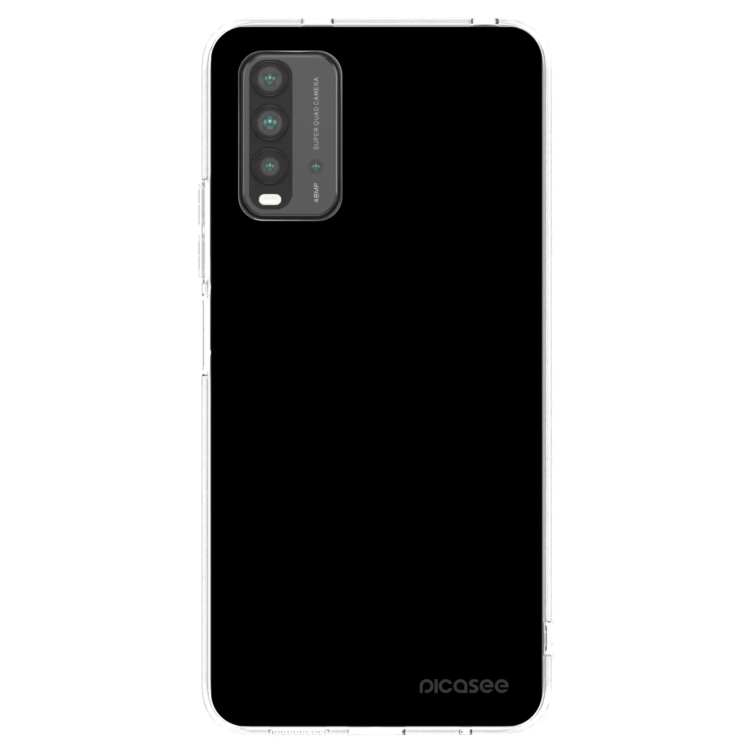 Picasee silikonski črni ovitek za Xiaomi Redmi 9T - Black Bliss