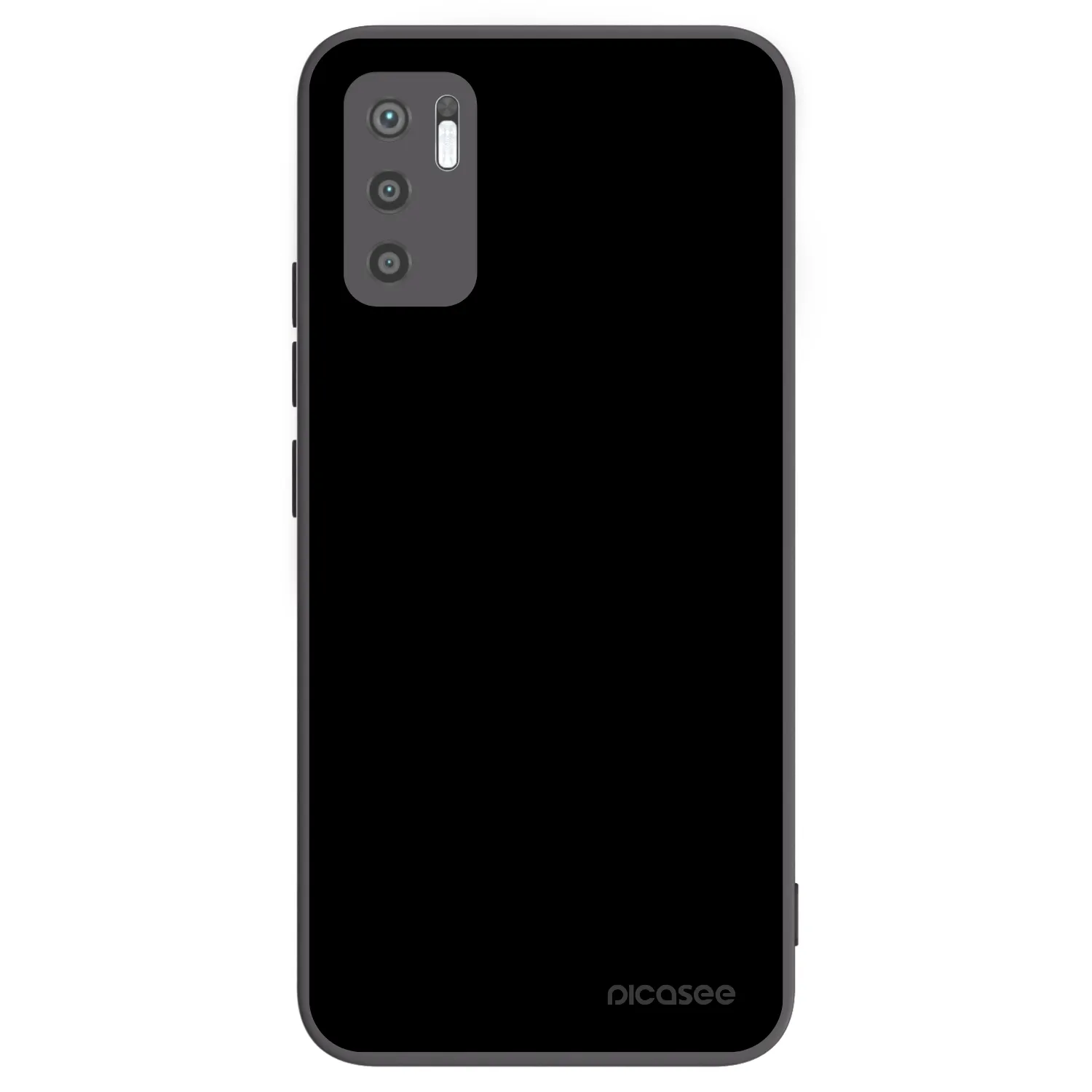 Picasee silikonski črni ovitek za Xiaomi Redmi Note 10 5G - Black Bliss
