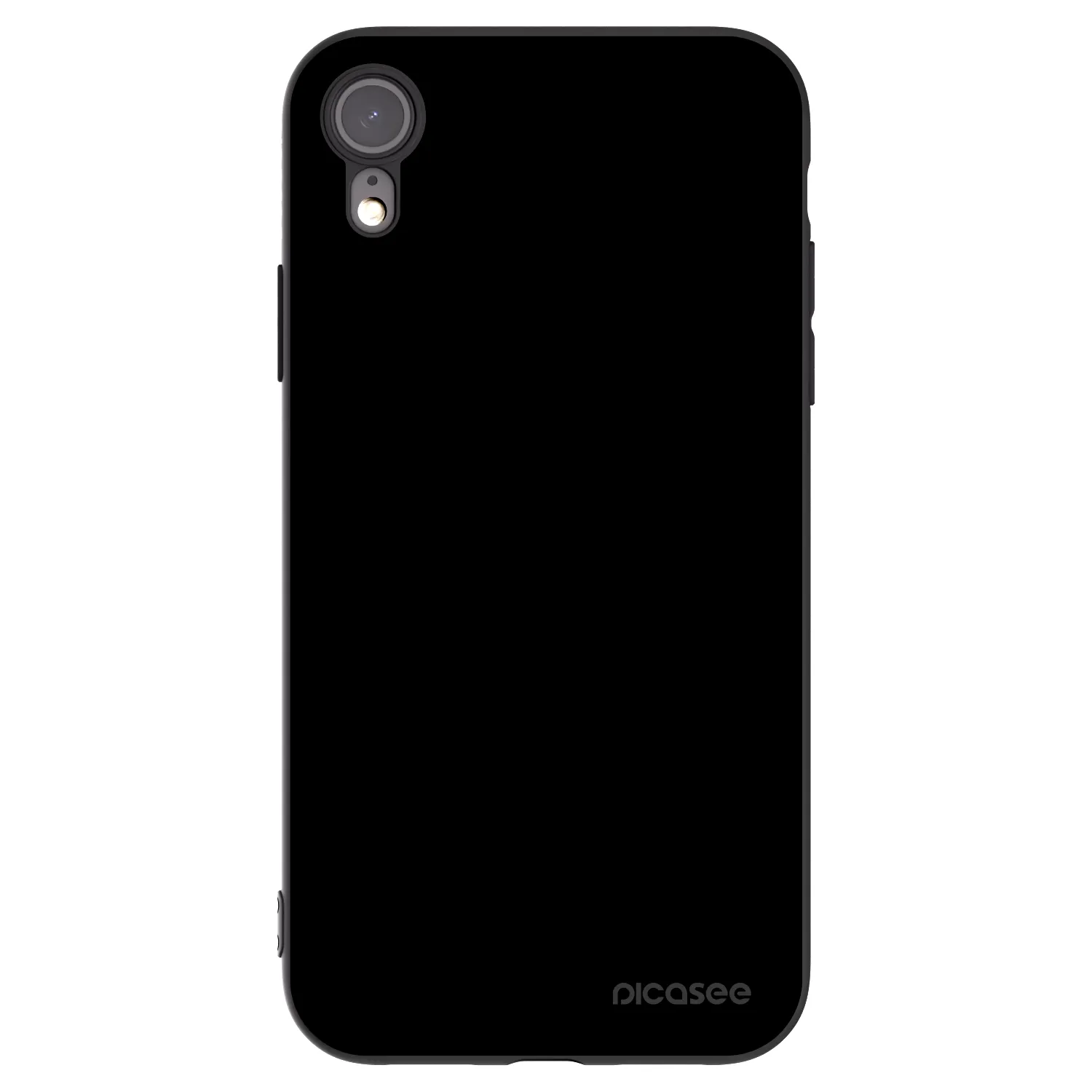 Picasee silikonski črni ovitek za Apple iPhone XR - Black Bliss