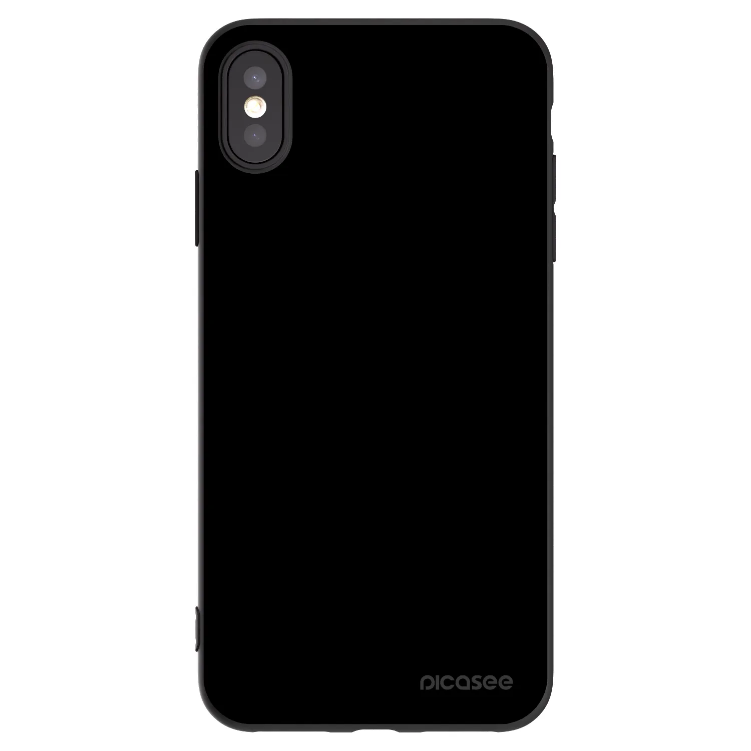 Picasee silikonski črni ovitek za Apple iPhone XS Max - Black Bliss