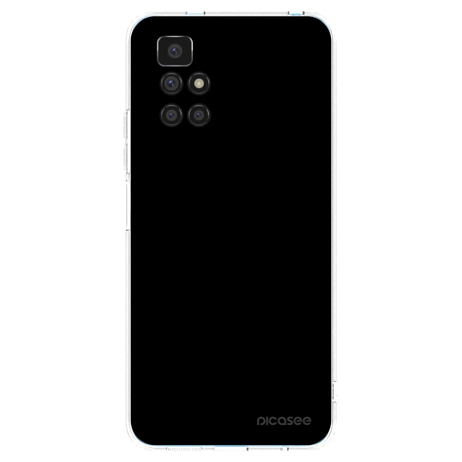 Picasee silikonski prozorni ovitek za Xiaomi Redmi 10 - Black Bliss