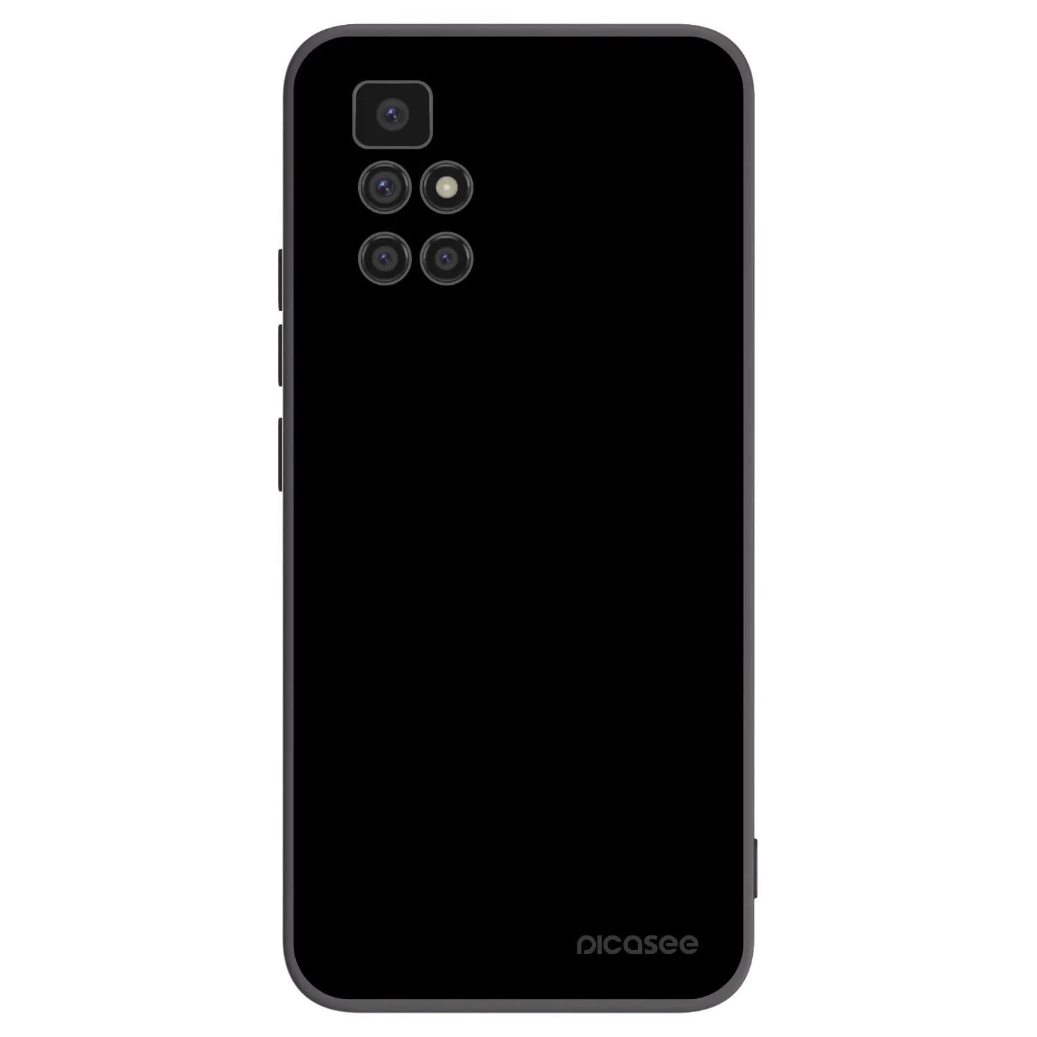 Picasee silikonski črni ovitek za Xiaomi Redmi 10 - Black Bliss