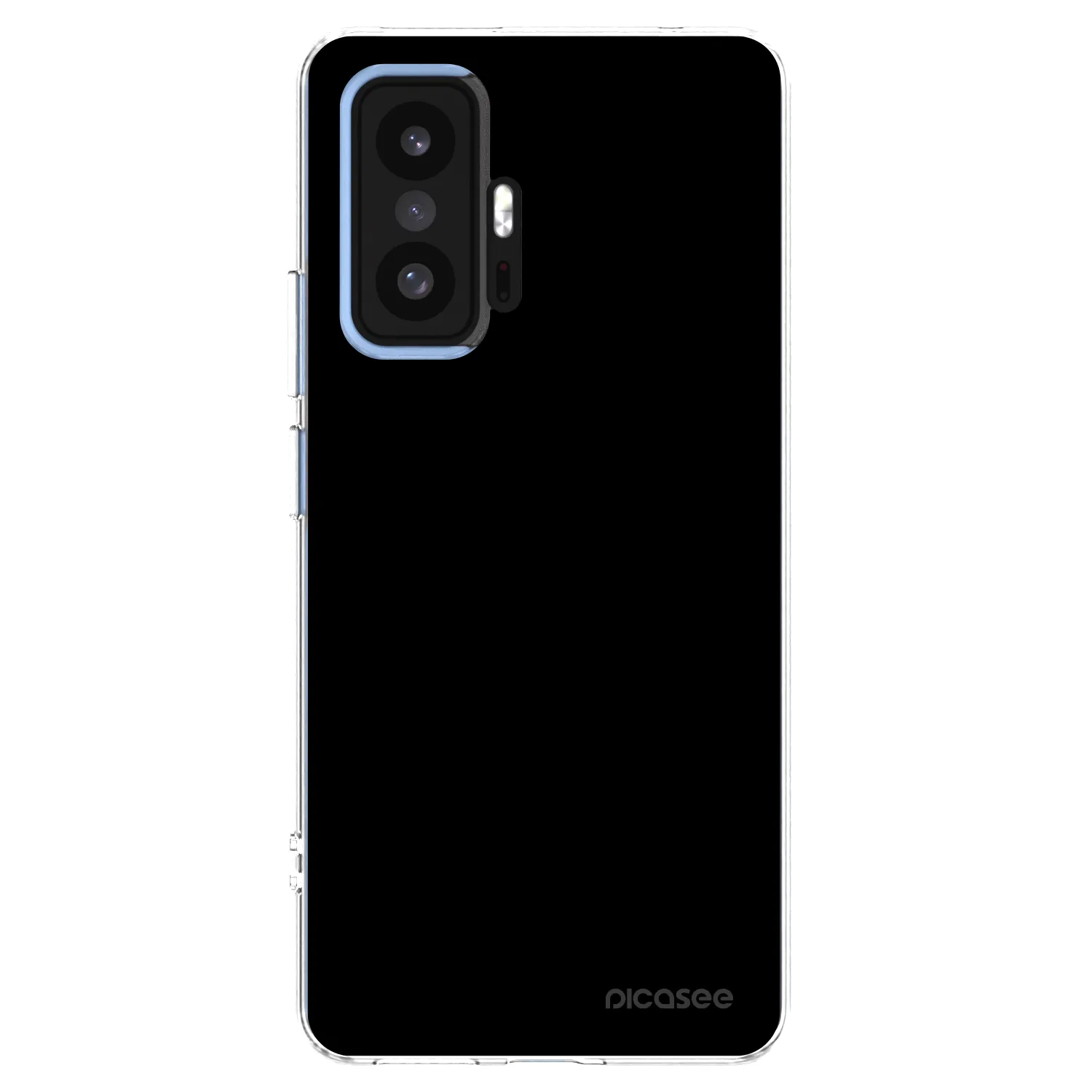 Picasee silikonski prozorni ovitek za Xiaomi 11T - Black Bliss