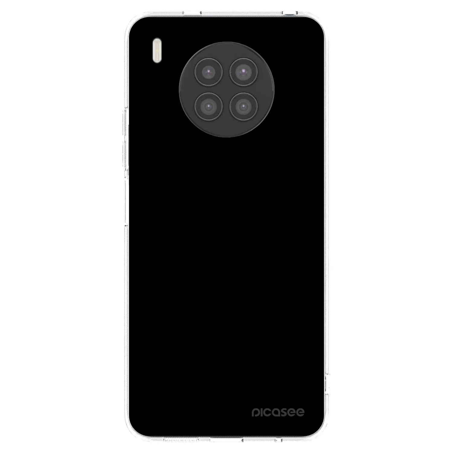 Picasee silikonski prozorni ovitek za Huawei Nova 8i - Black Bliss