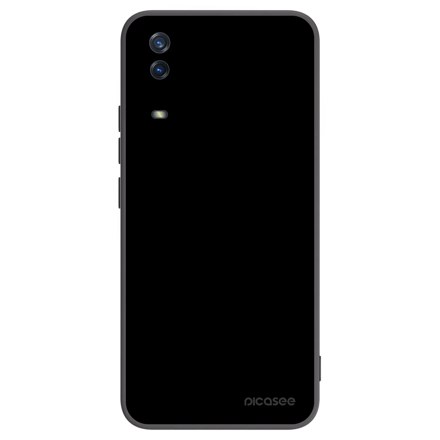 Picasee silikonski črni ovitek za Vivo Y11s - Black Bliss