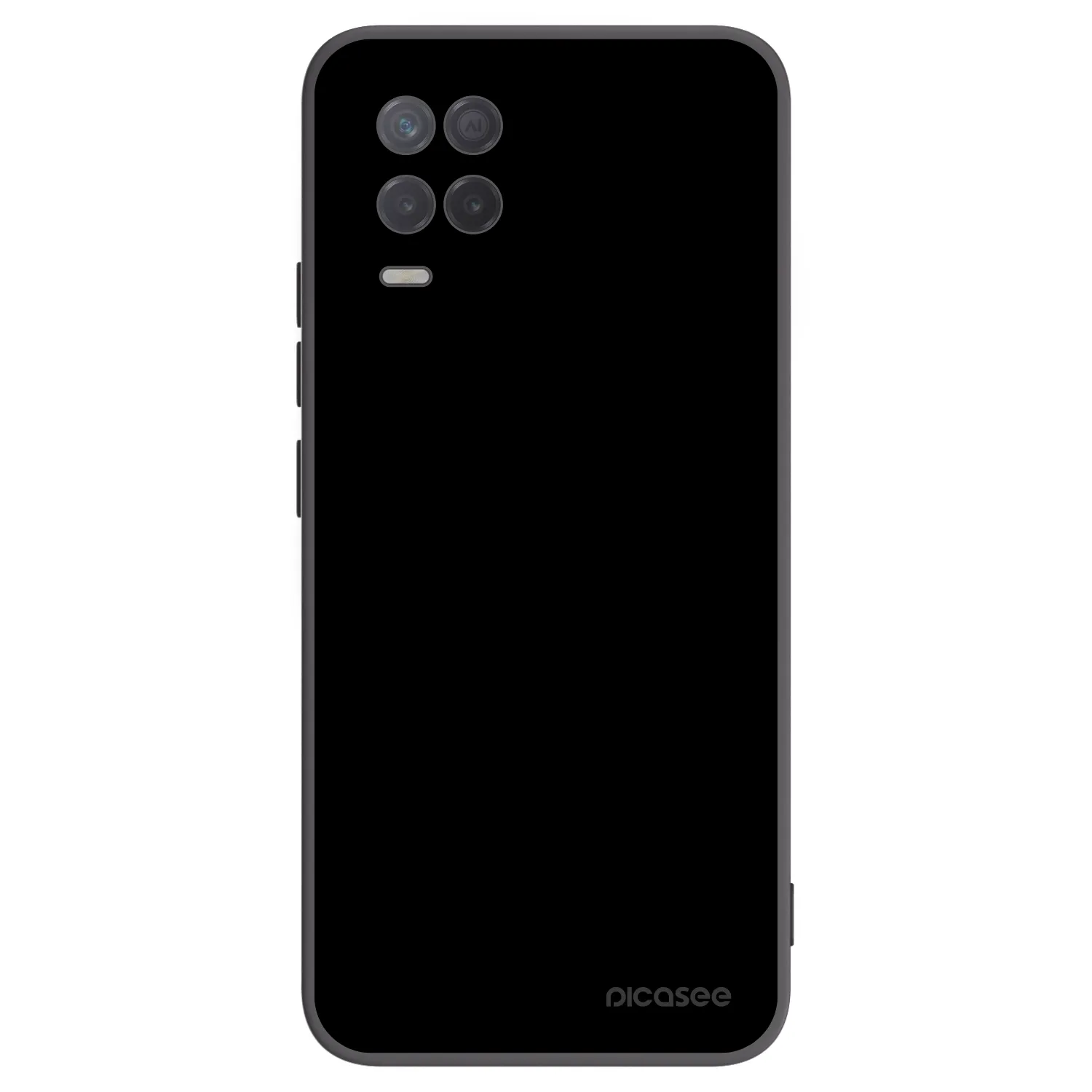 Picasee silikonski črni ovitek za Realme 8 5G - Black Bliss