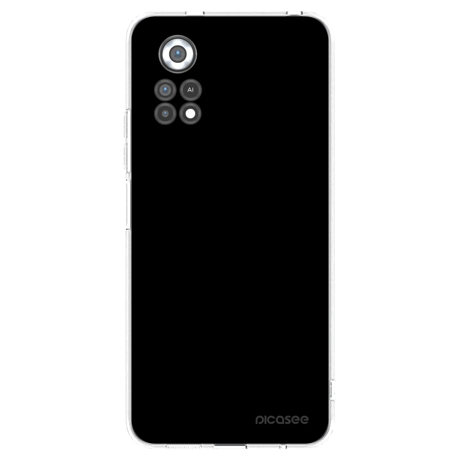 Picasee silikonski prozorni ovitek za Xiaomi Poco X4 Pro 5G - Black Bliss