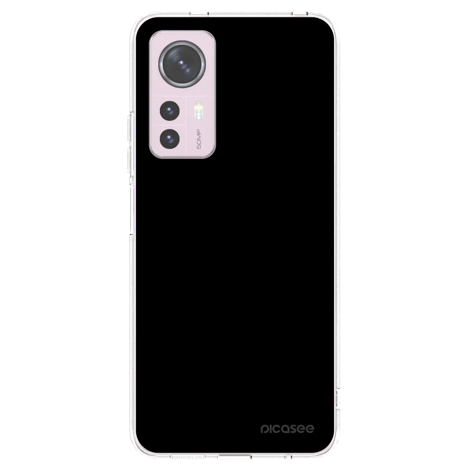 Picasee silikonski prozorni ovitek za Xiaomi 12 - Black Bliss