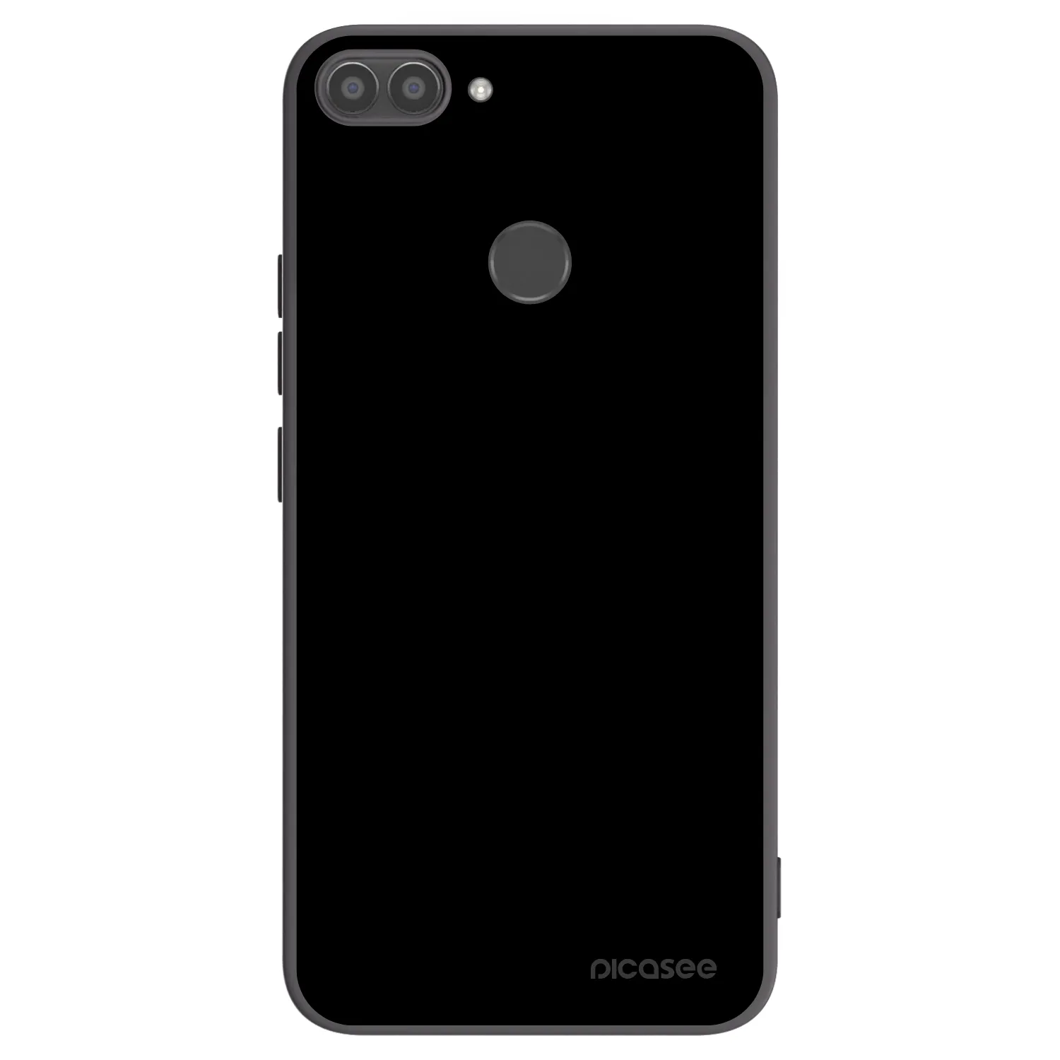 Picasee silikonski črni ovitek za Huawei P Smart - Black Bliss