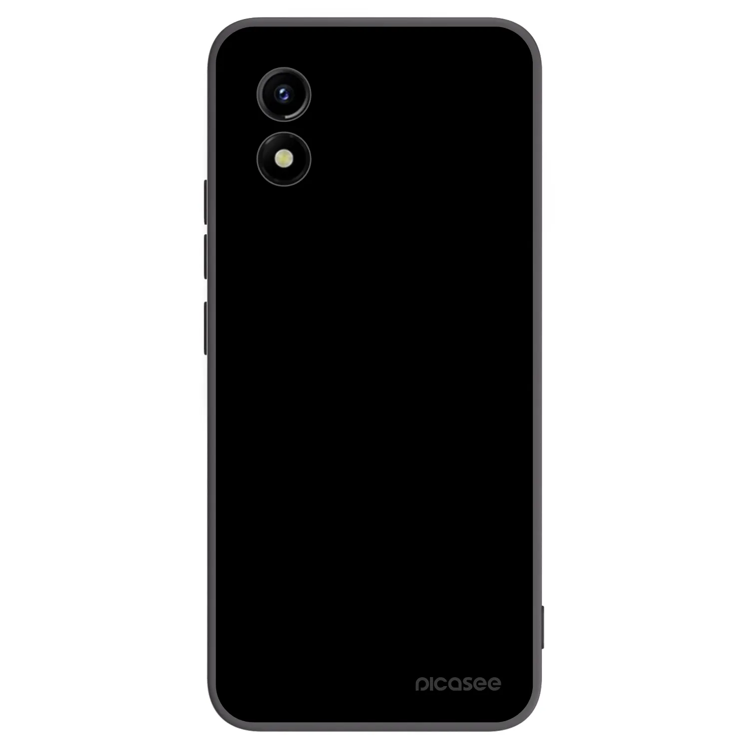 Picasee silikonski črni ovitek za Vivo Y01 - Black Bliss