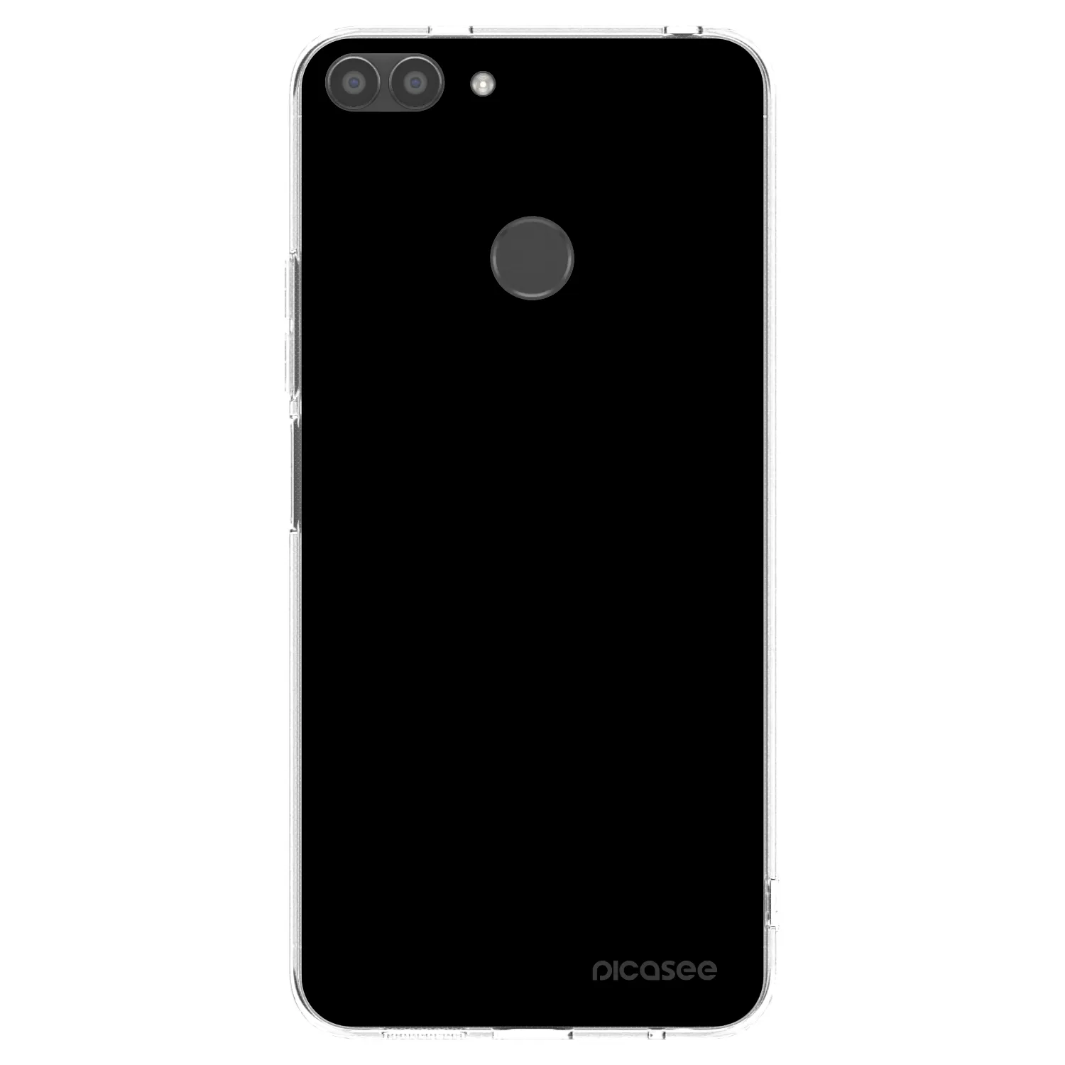 Picasee silikonski prozorni ovitek za Huawei P Smart - Black Bliss