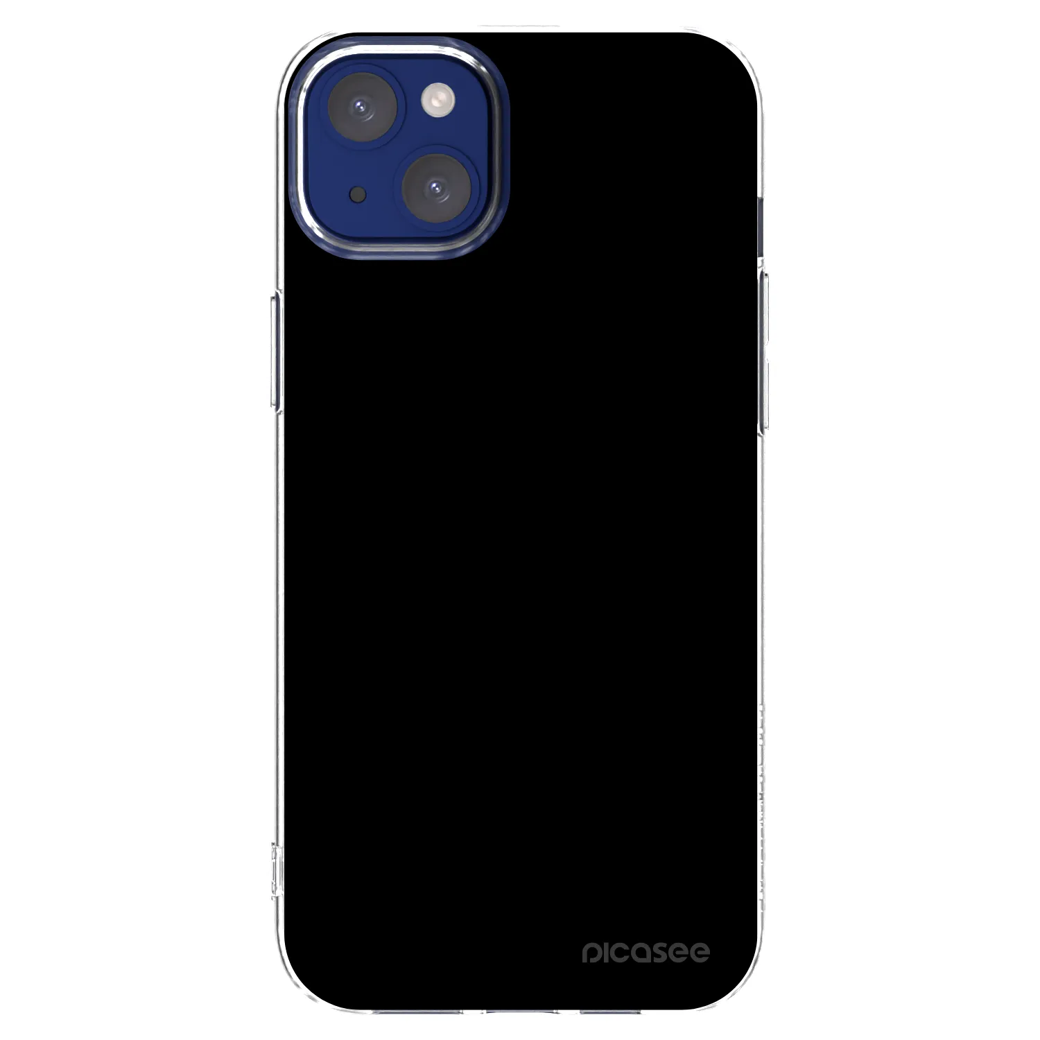 Picasee silikonski prozorni ovitek za Apple iPhone 14 Plus - Black Bliss