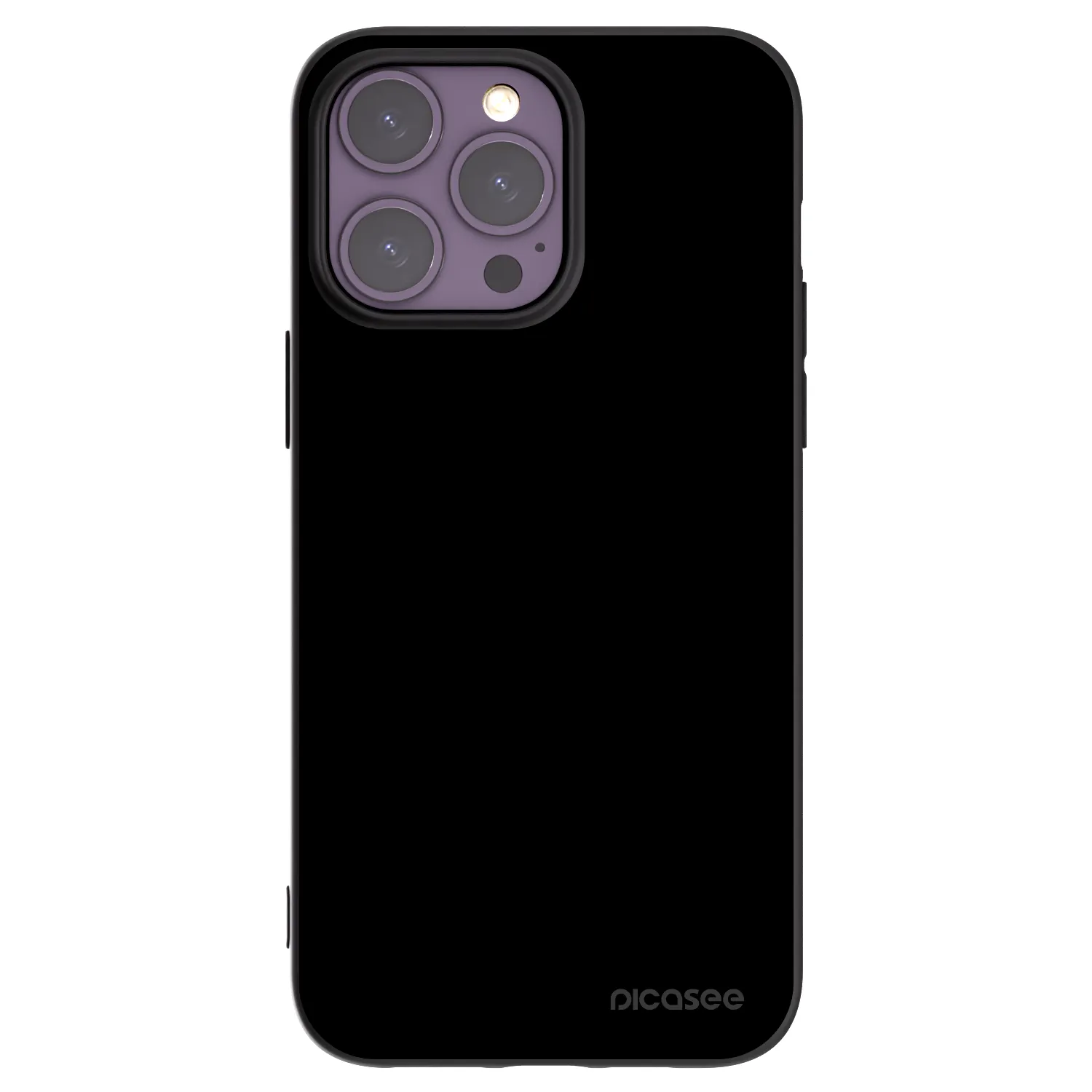 Picasee silikonski črni ovitek za Apple iPhone 14 Pro Max - Black Bliss
